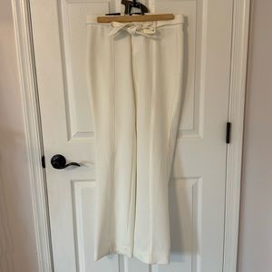 Banana republic wide leg pants with bow!